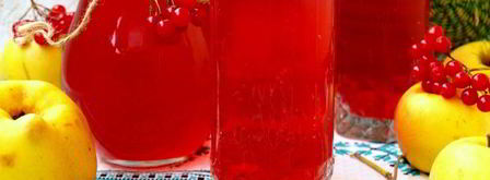 компот с яблоками, малиной, калиной и айвой. Шаг 6