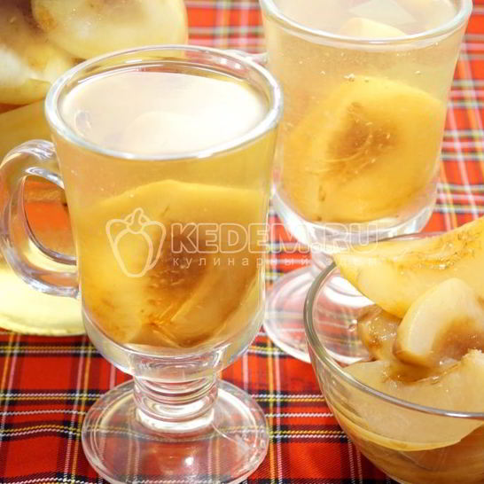 Рецепт персикового компота