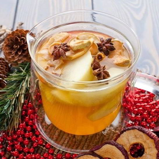 Рецепт рождественского фруктового компота