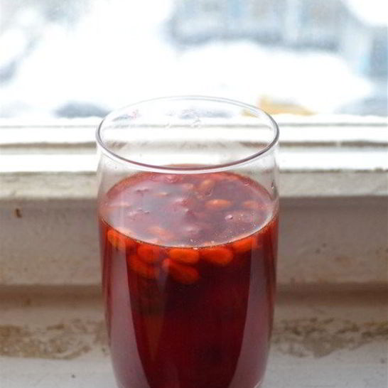 Рецепт зимнего компота из вишни и облепихи