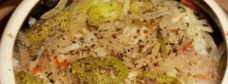 квашеная капуста в горшочке. Шаг 6