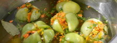 квашеные зеленые помидоры. Шаг 10