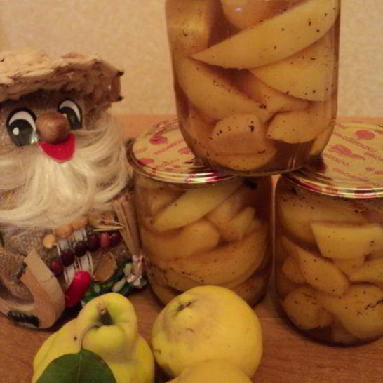 Рецепт айвы маринованной