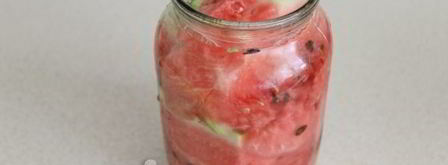 арбузы маринованные на зиму в банках. Шаг 5