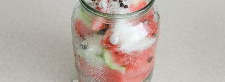 арбузы маринованные на зиму в банках. Шаг 6