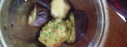 баклажаны маринованные с цветной капустой и гогошарами. Шаг 13