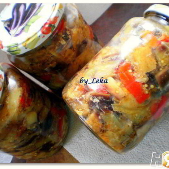 Рецепт баклажанов острых, маринованных