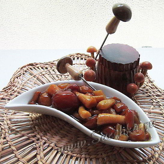 Рецепт быстрых маринованных опят