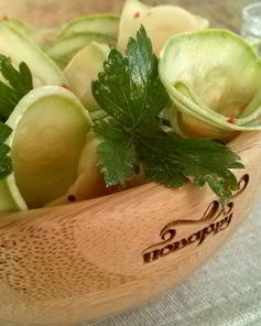 Кабачки маринованные мгновенного поедания