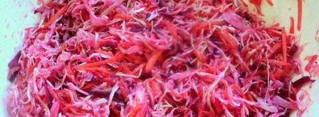 капуста, маринованная с тыквой и свеклой. Шаг 3