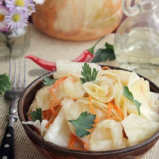 Рецепт капусты провансаль кусочками