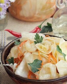 Капуста провансаль кусочками