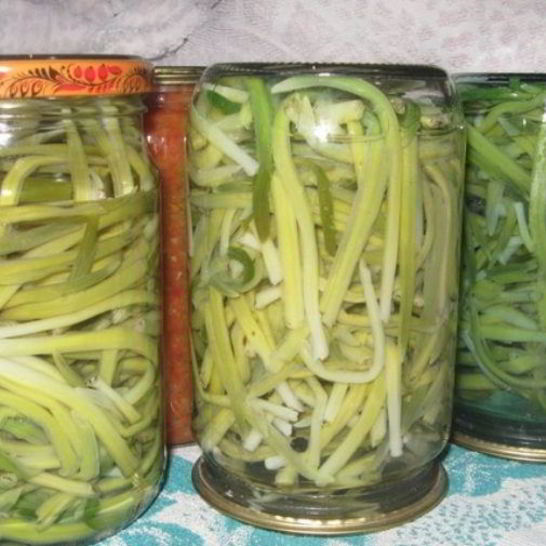 Рецепт маринованной черемши на зиму