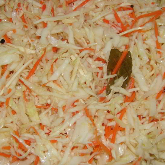 Рецепт маринованной капусты с хреном
