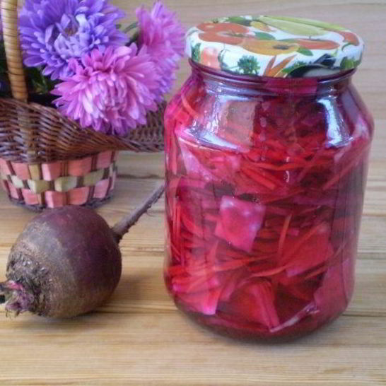 Рецепт маринованной капусты со свеклой и морковью