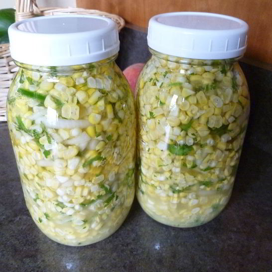 Рецепт маринованной кукурузы зернами