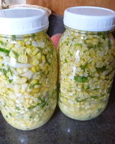 Маринованная кукуруза зернами