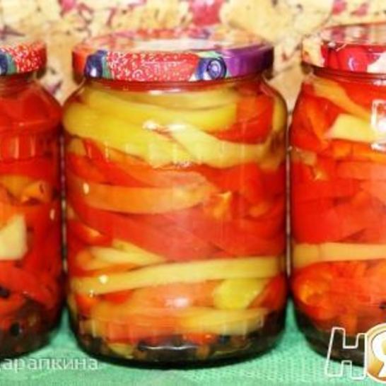 Рецепт маринованной соломки из болгарского перца