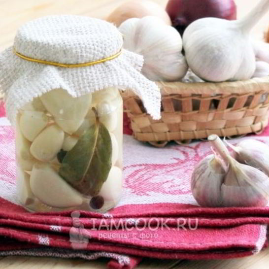 Рецепт маринованный чеснок зубчиками