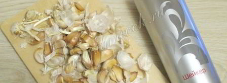 маринованный чеснок зубчиками. Шаг 3