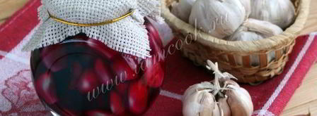 маринованный чеснок зубчиками. Шаг 10