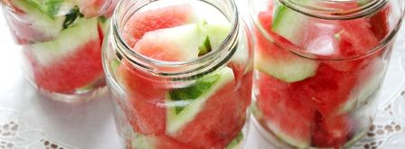 маринованные арбузы в банках на зиму. Шаг 4