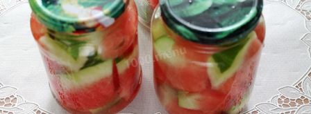 маринованные арбузы в банках на зиму. Шаг 5