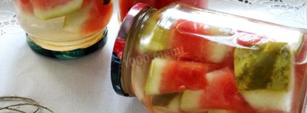 маринованные арбузы в банках на зиму. Шаг 8