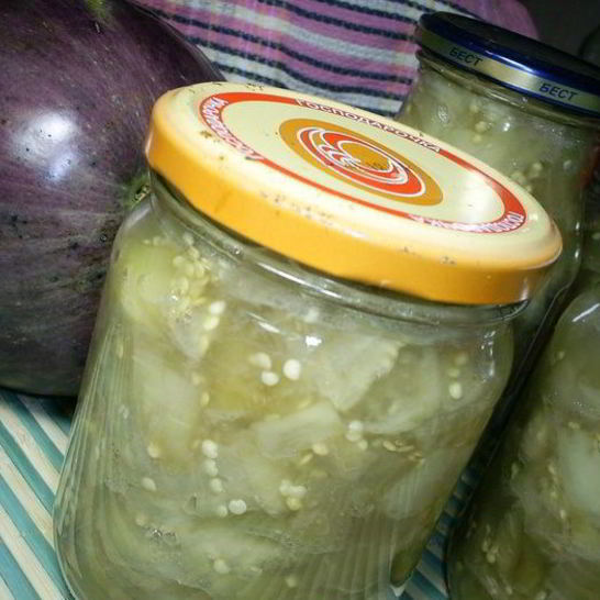 Рецепт маринованных баклажанов под грибы