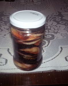 Маринованные баклажаны с луком