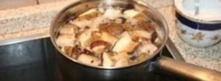 маринованные белые грибы с чесноком. Шаг 2