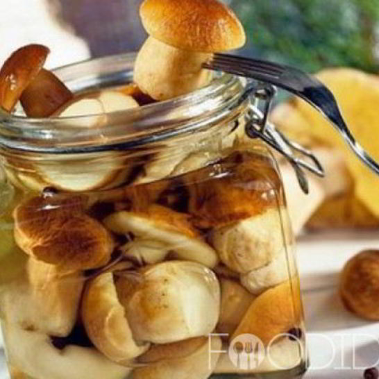 Рецепт маринованных белых грибов с уксусом