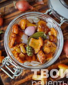 Маринованные лисички