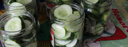 маринованные резанные огурцы на зиму. Шаг 2