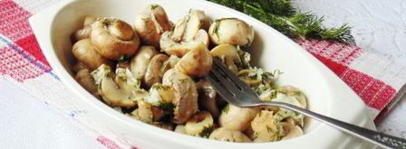 маринованные шампиньоны с укропом и чесноком. Шаг 10