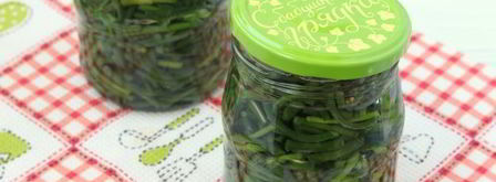 маринованные стрелки чеснока на зиму без стерилизации. Шаг 7