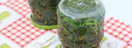 маринованные стрелки чеснока на зиму без стерилизации. Шаг 8