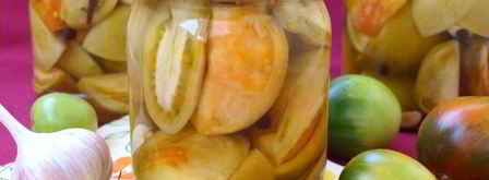 маринованные зеленые помидоры на зиму. Шаг 9