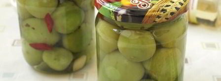 маринованные зеленые помидоры пальчики оближешь. Шаг 6