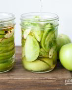 Маринованные зеленые помидоры