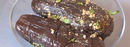 маринованые баклажаны с орехами и сельдереем. Шаг 7