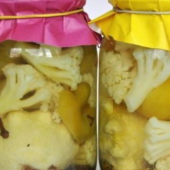 Рецепт маринованых патиссонов с капустой