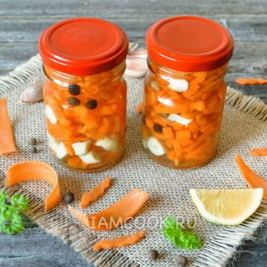 Рецепт моркови, маринованной ны зиму