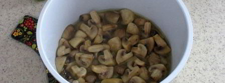 шампиньоны, маринованные в лимонном соке и коньяке. Шаг 6