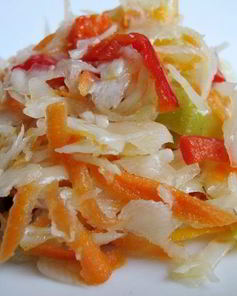 Вкусная маринованная капуста хрустящая