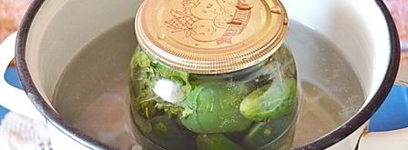 огурцы на зиму в литровых банках. Шаг 8