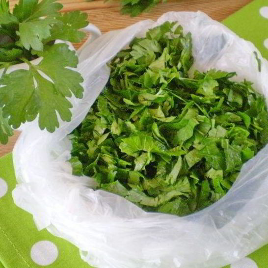 Рецепт петрушки на зиму