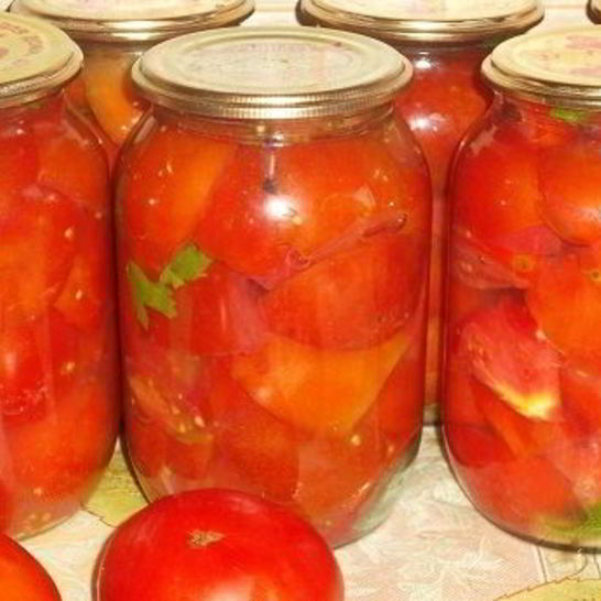 Рецепт помидоров дольками на зиму