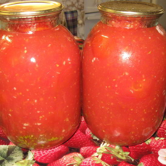 Рецепт помидоров в собственном соку на зиму