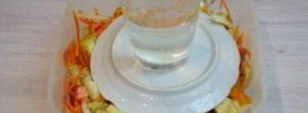 синенькие с морковкой квашеные. Шаг 7